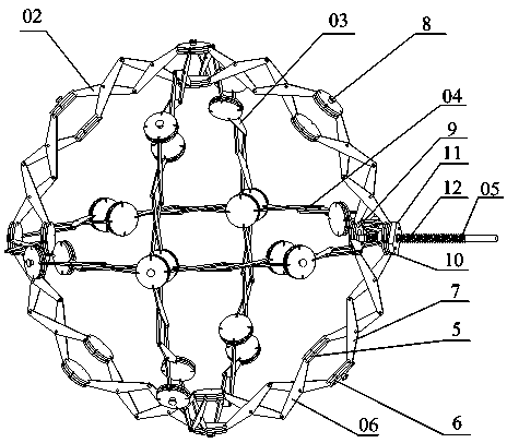 Magic ball conversion balance mechanism for underwater vehicle