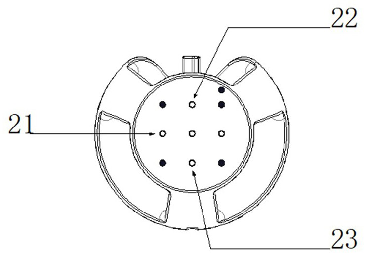 Space locator used in cooperation with electromagnetic navigation system and C arm