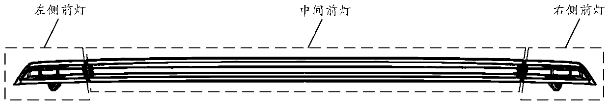 Lamp control method and system based on on-board music and vehicle