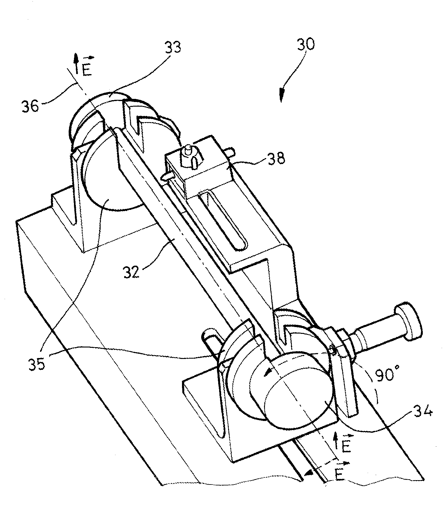 Method of assembling a radiocommunication antenna, radiocommunication antenna assembled by such a method, and device adapted to implement such an assembly method