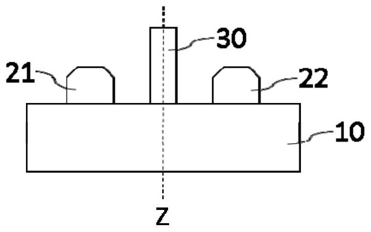 Semiconductor structure, forming method thereof and method for detecting offset by using semiconductor structure