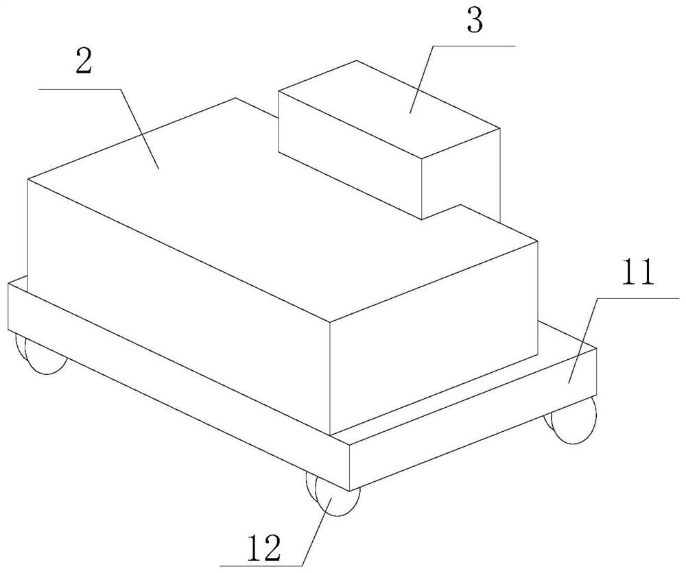 Heat dissipation device for machining workshop