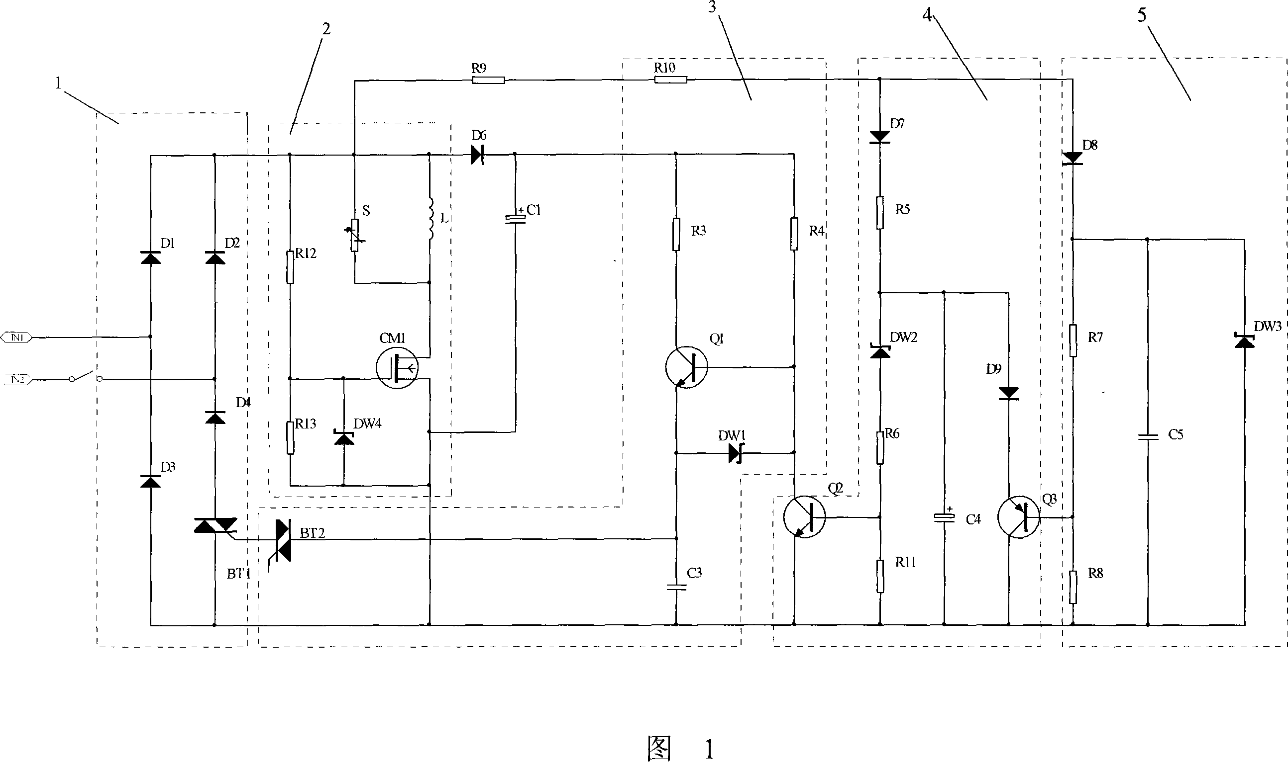 High pressure operation quick release rectification circuit