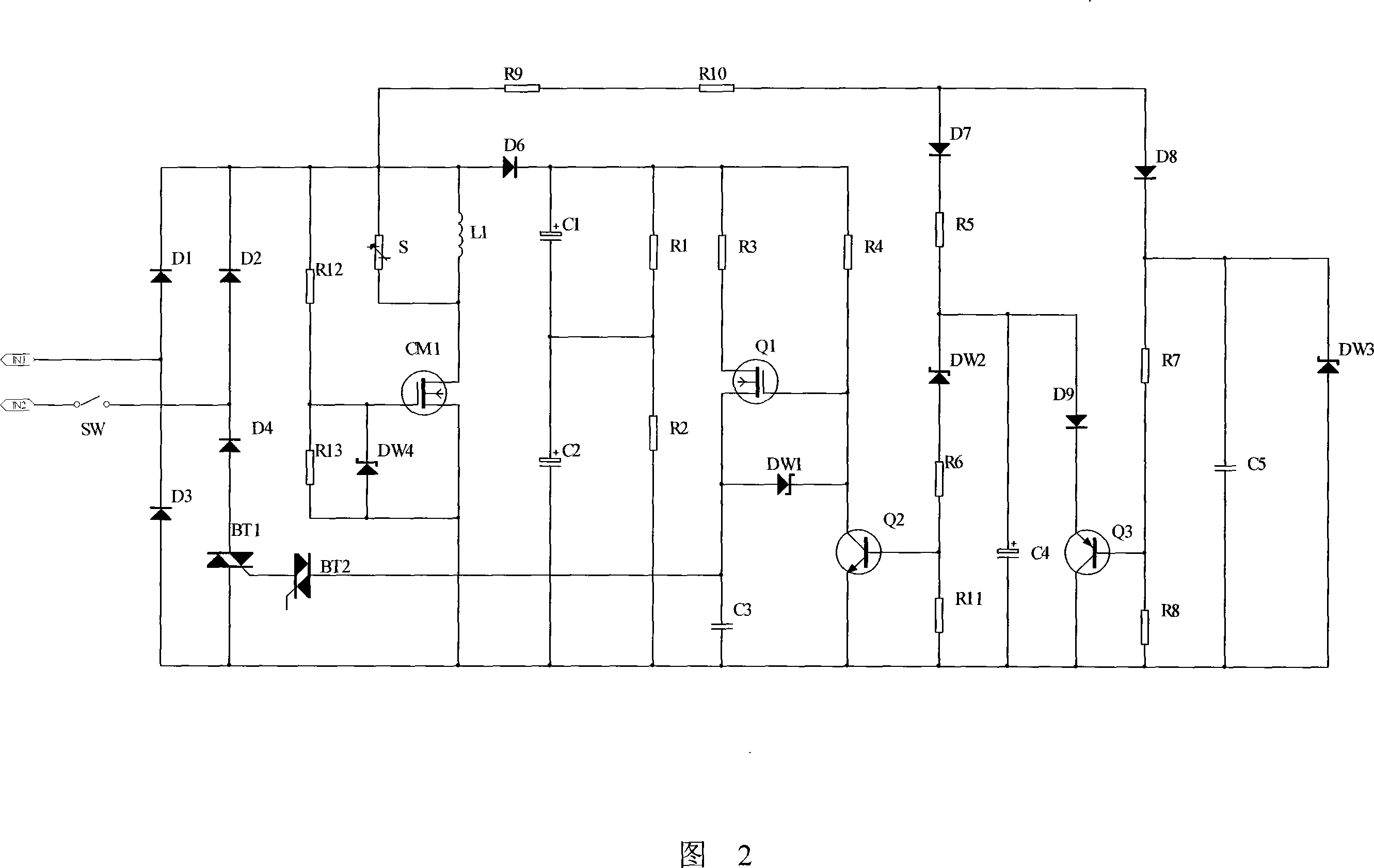 High pressure operation quick release rectification circuit