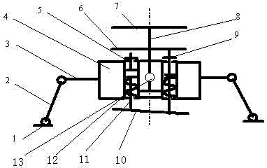 Resistance strain gauge paster compressing device with constant pressure