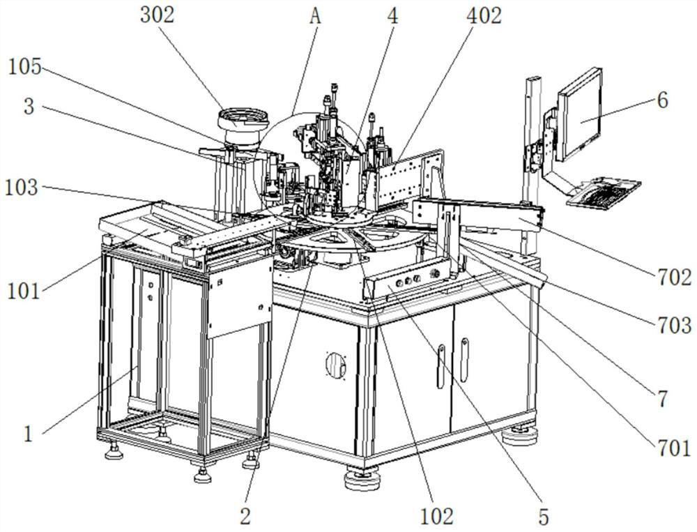 An automatic pressing machine