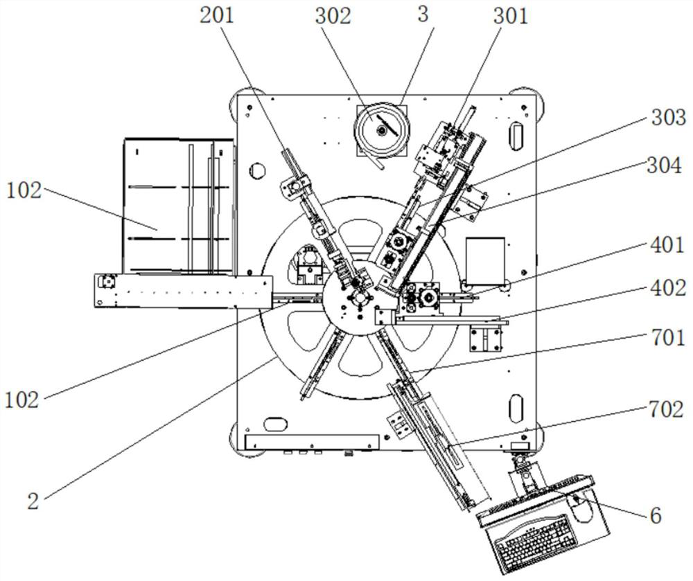 An automatic pressing machine