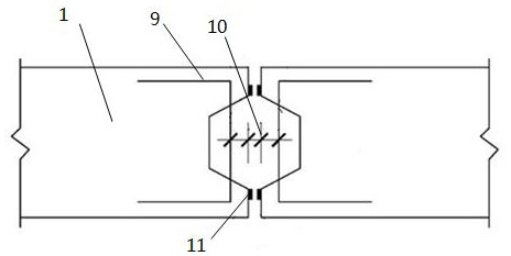 Assembly construction method of prefabricated comprehensive pipe gallery