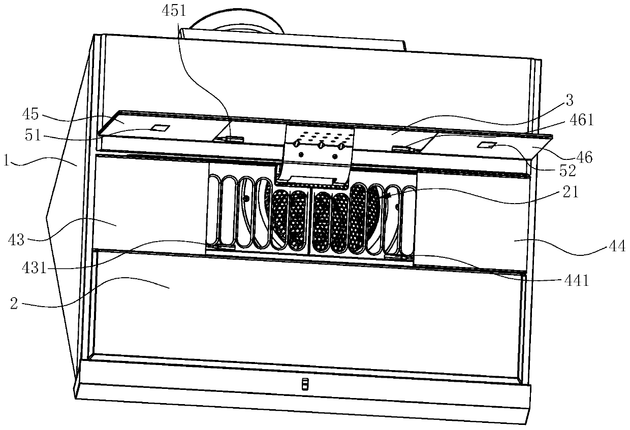 Range hood suitable for two burner heads and control method thereof