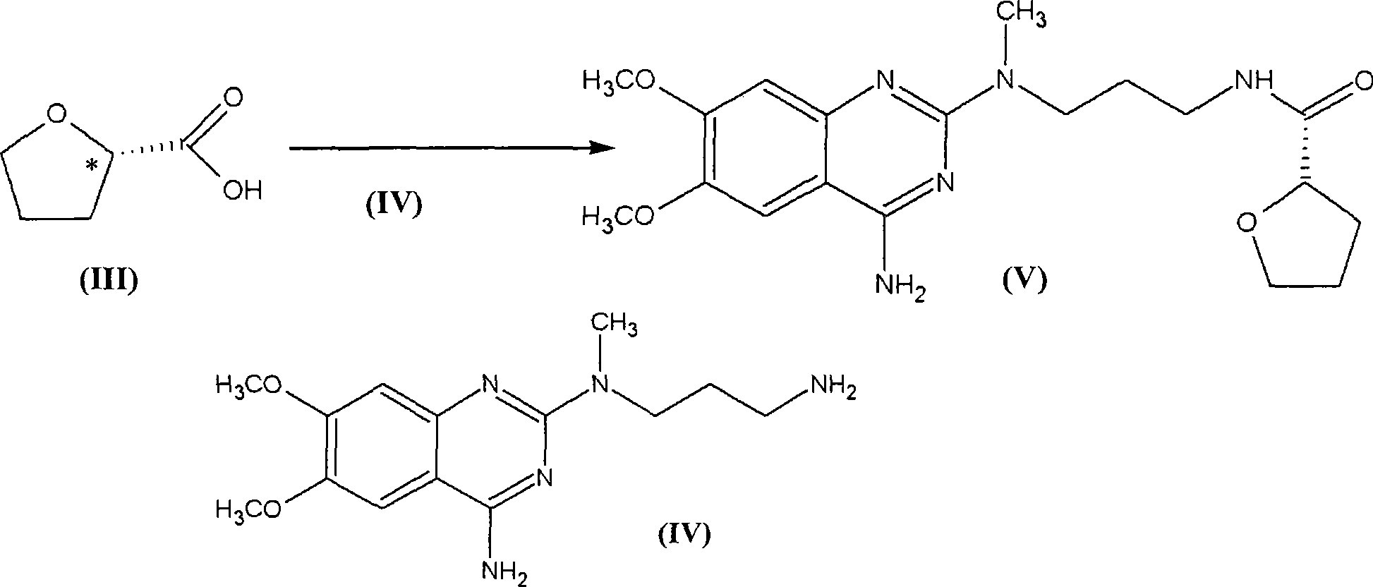 Levalfuzosin, preparation method and use thereof