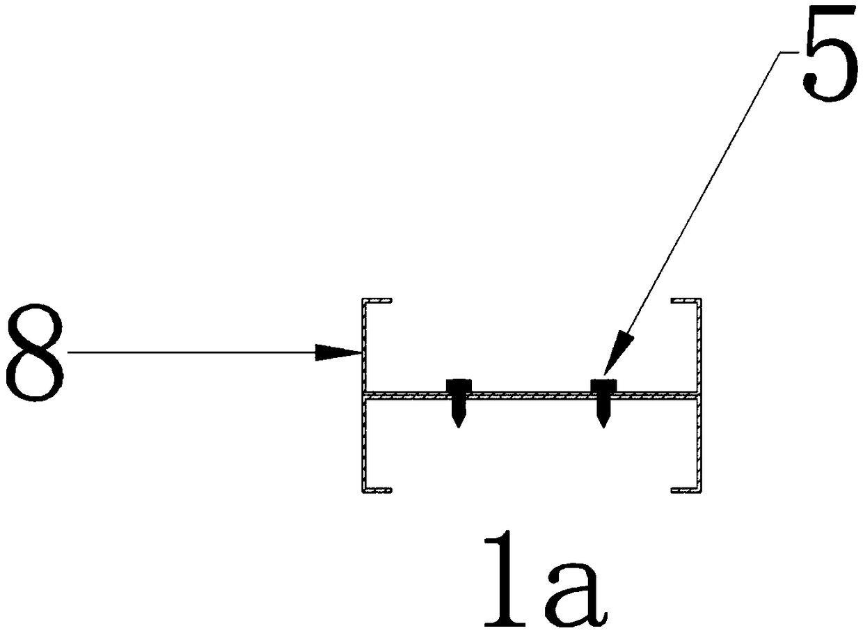 Fabricated thin-walled cold-formed steel combined damping wall