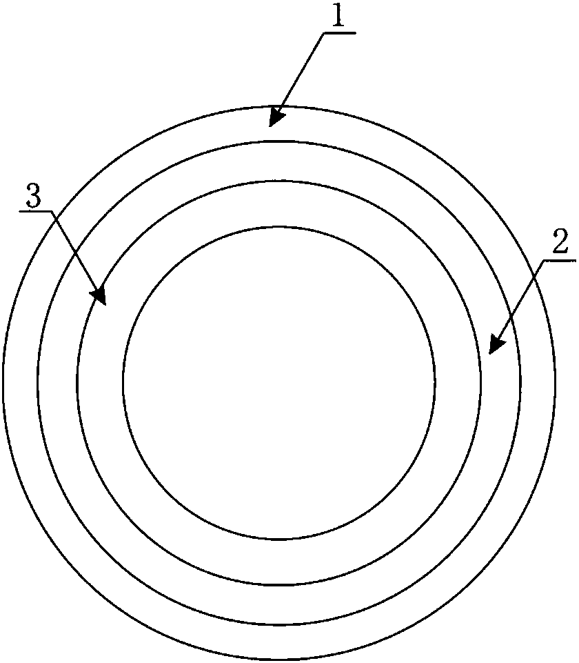 Multi-layer lightweight RPC (Reactive Powder Concrete) electric pole and manufacturing method thereof