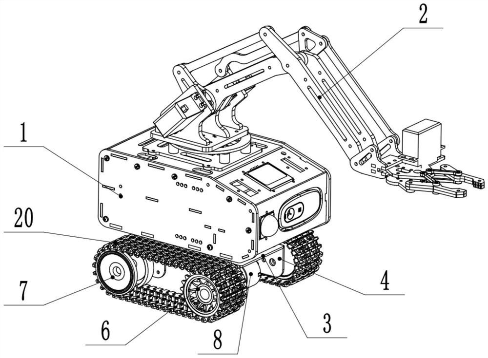 A robot motor protection mechanism