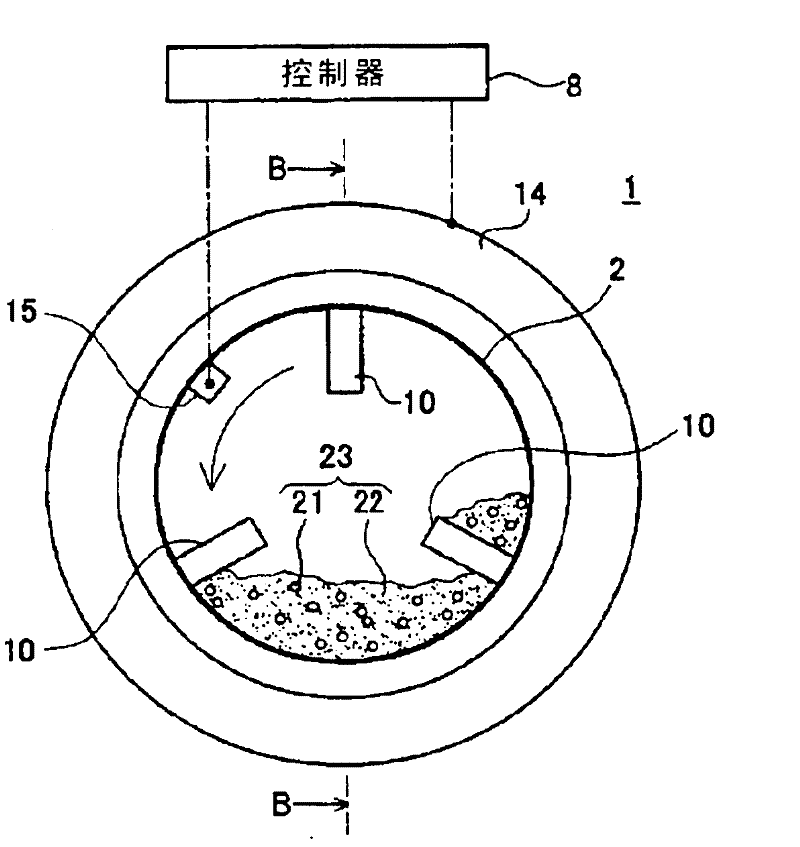 Method for producing powder for dust core, powder core using powder for powder core produced by the method for producing powder for powder core, and apparatus for producing powder for dust core