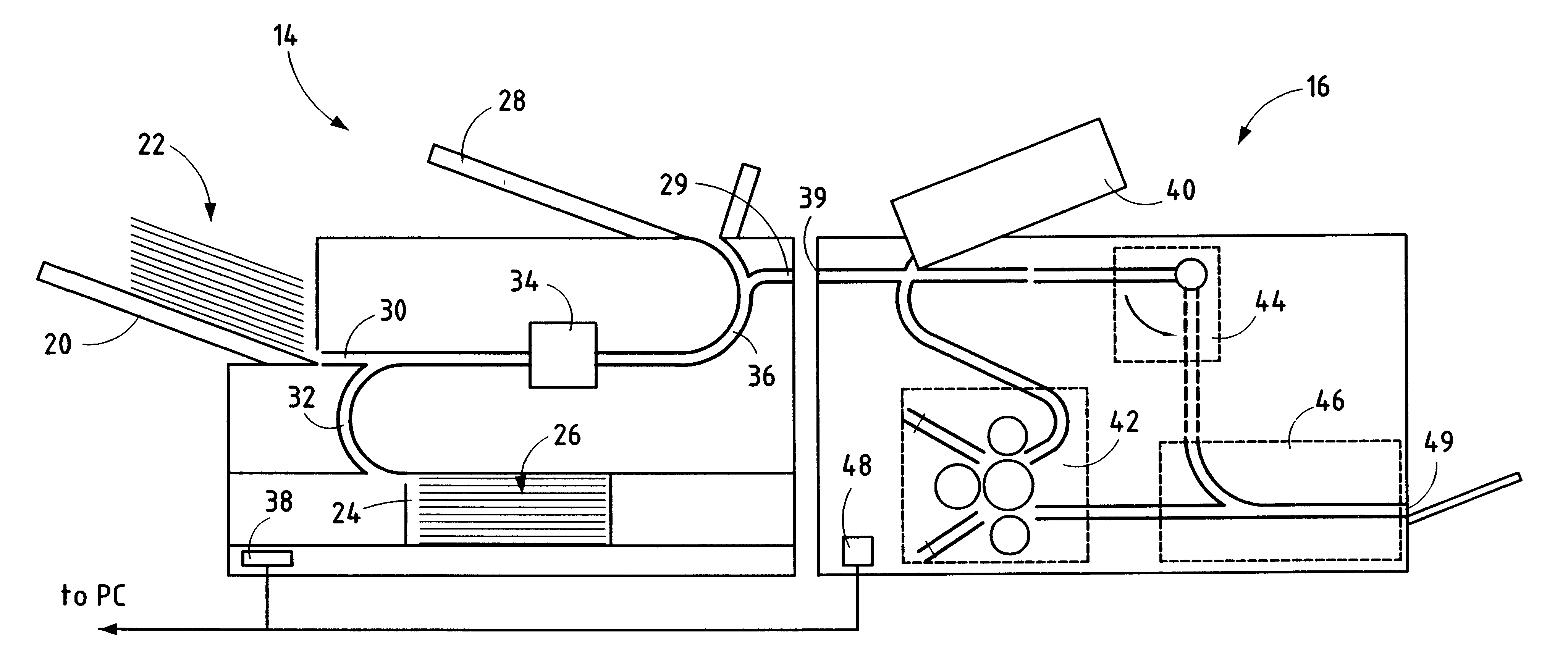 System for preparing mail items