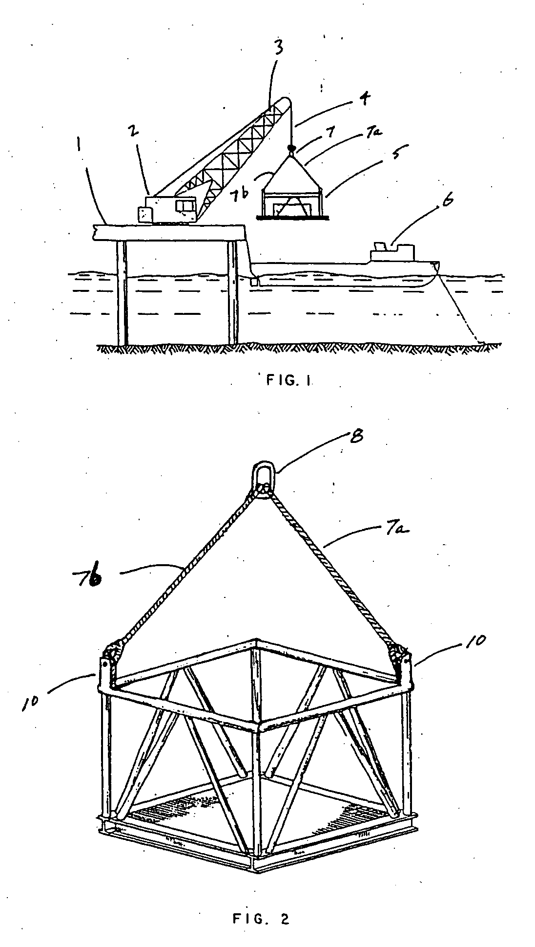 Load supporting apparatus with integrated coupling for lifting