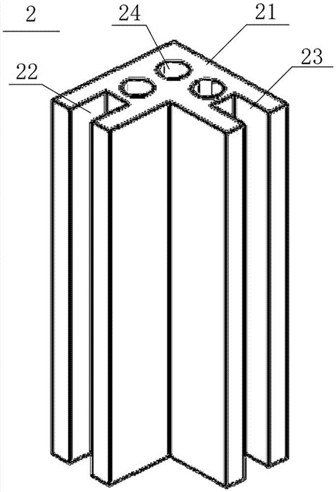 Formwork fixing system of building waterproof structure and construction method of waterproof structure