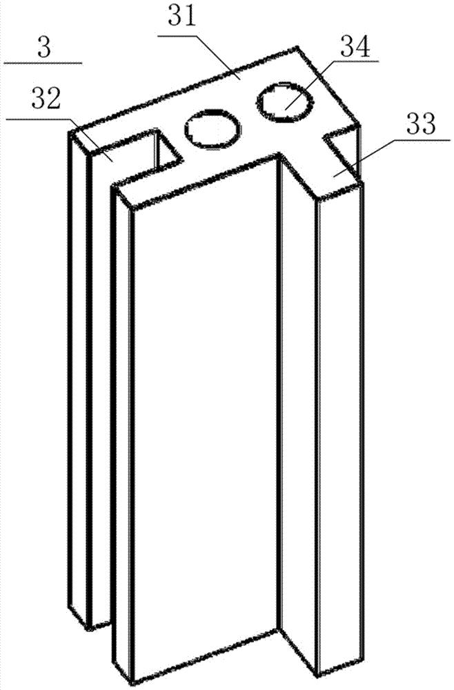 Formwork fixing system of building waterproof structure and construction method of waterproof structure