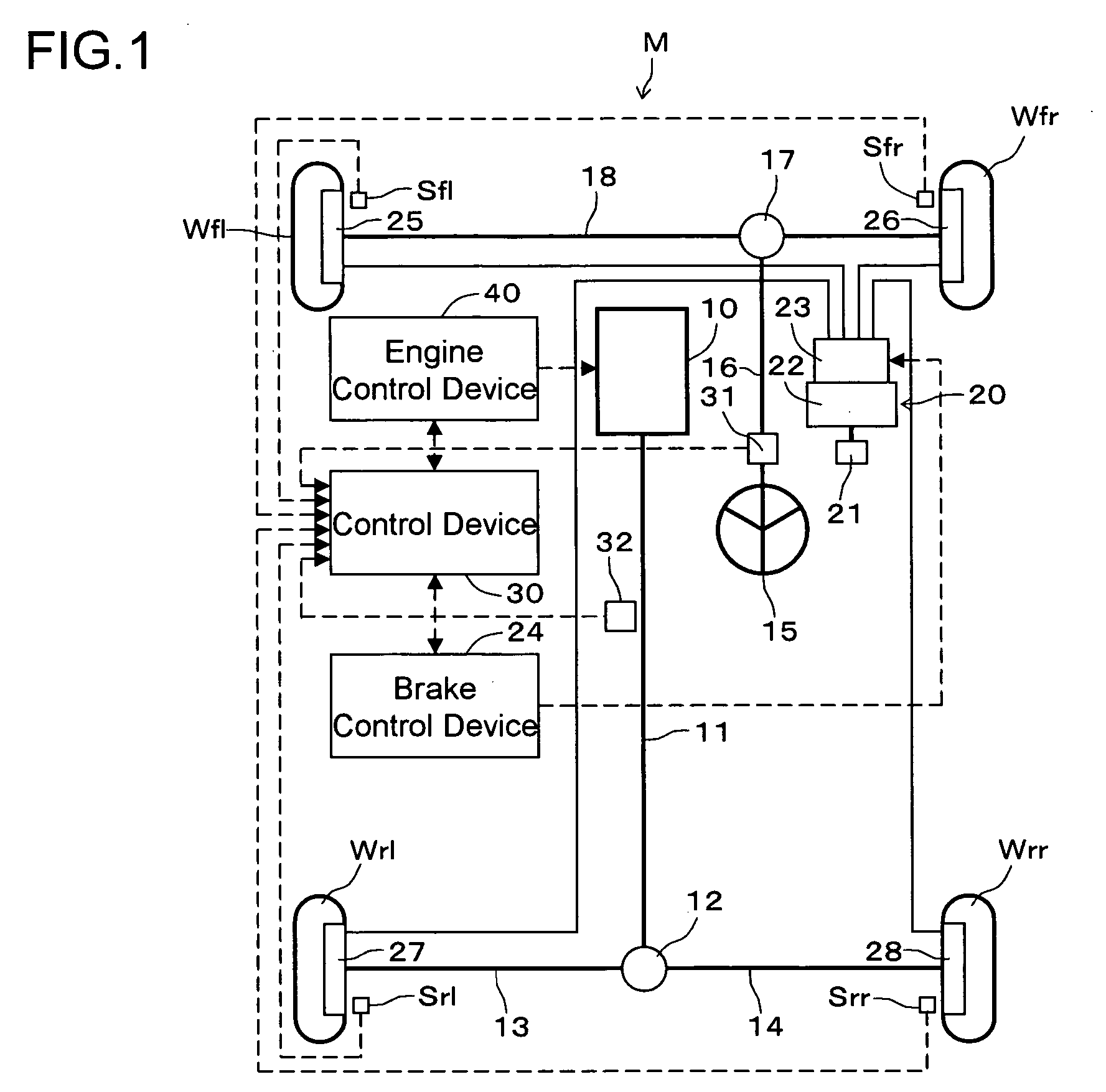 Vehicle attitude control device