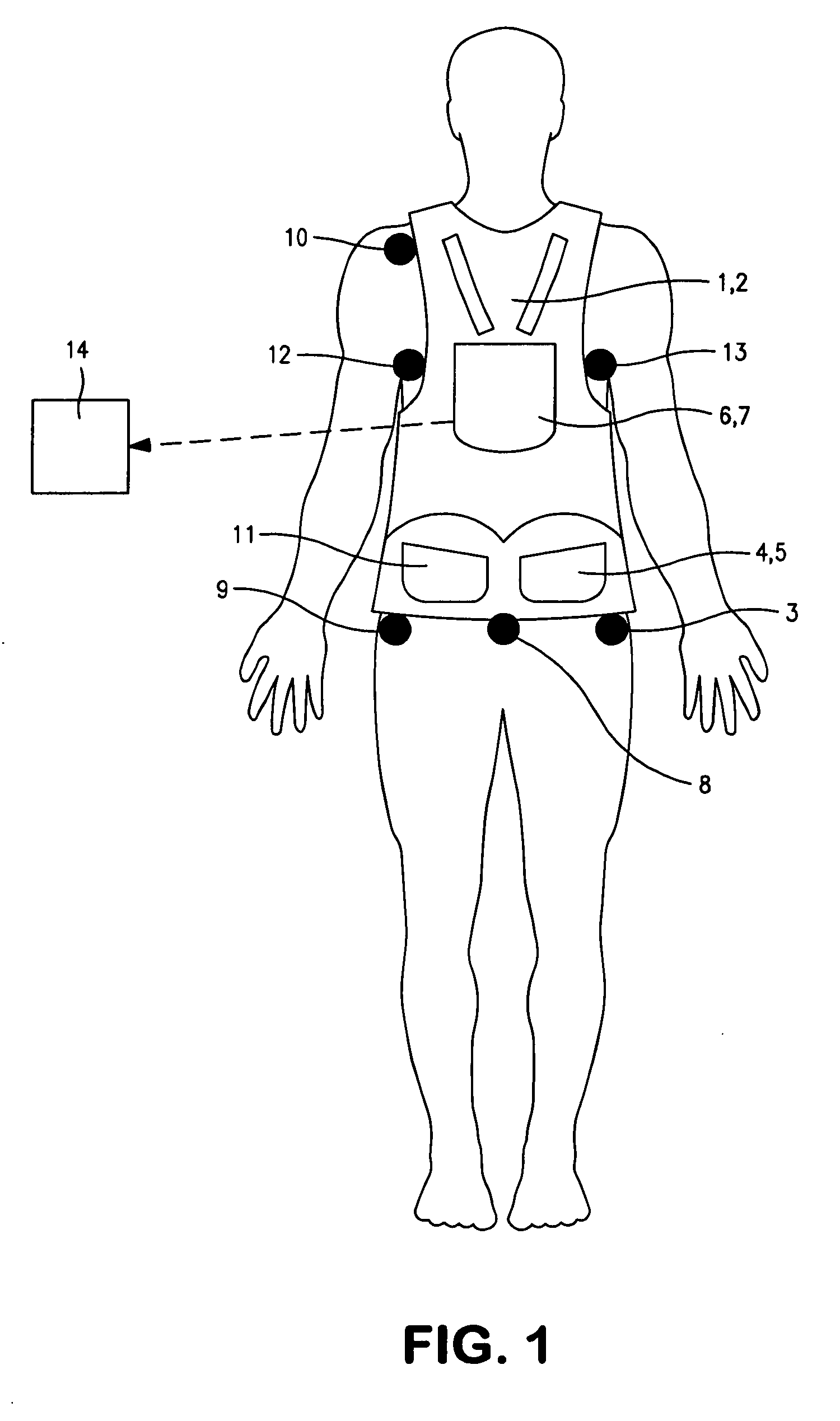 Method and system for detecting a danger of drowning