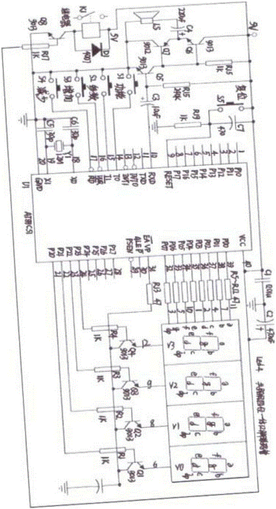 Automatic control circuit of greenhouse