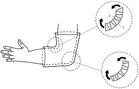 Joint stiffening device of repeatable flexible space suit based on cylindrical air bag and joint stiffening device of repeatable flexible space suit application thereof