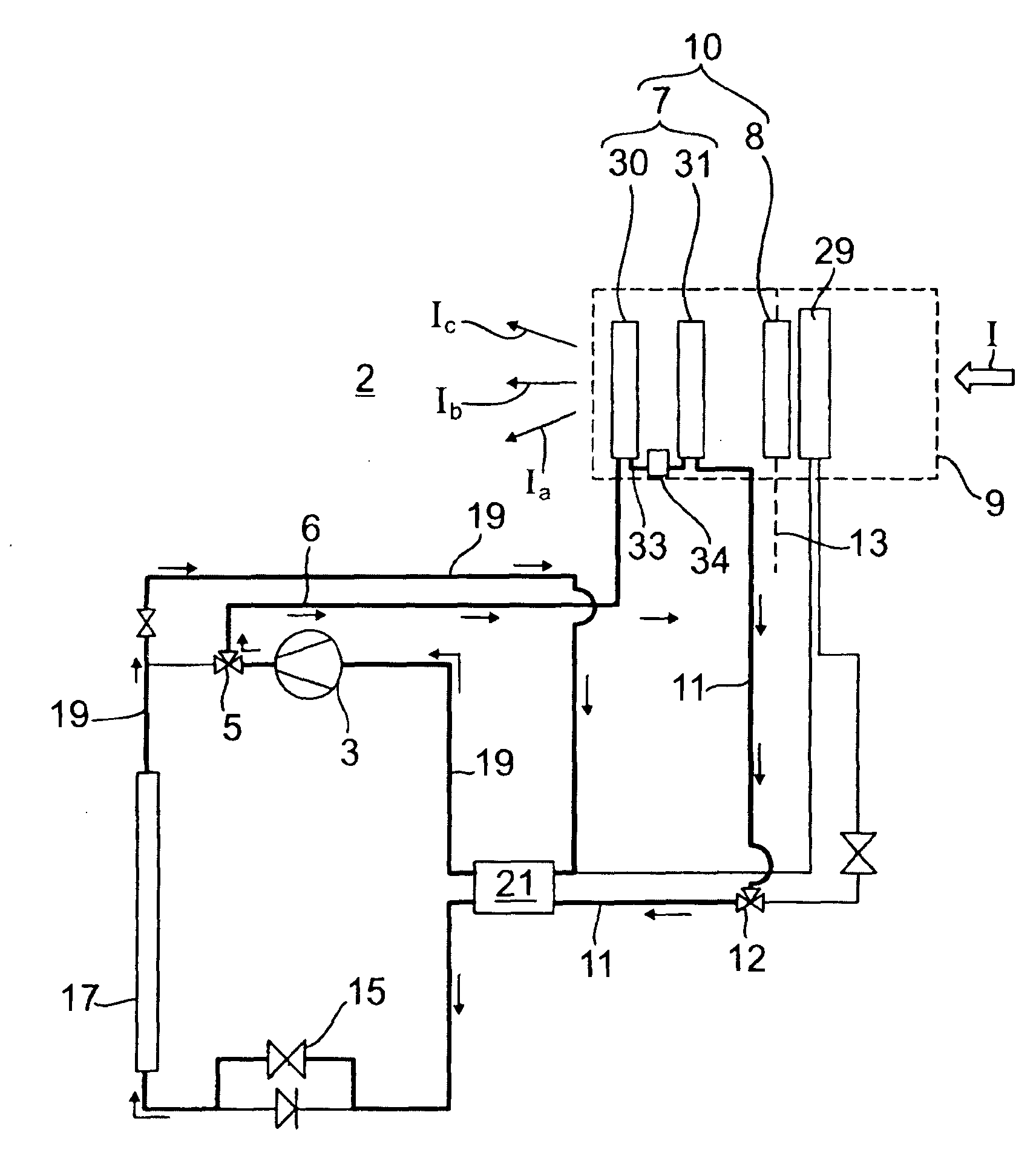 Vehicle with air conditioner