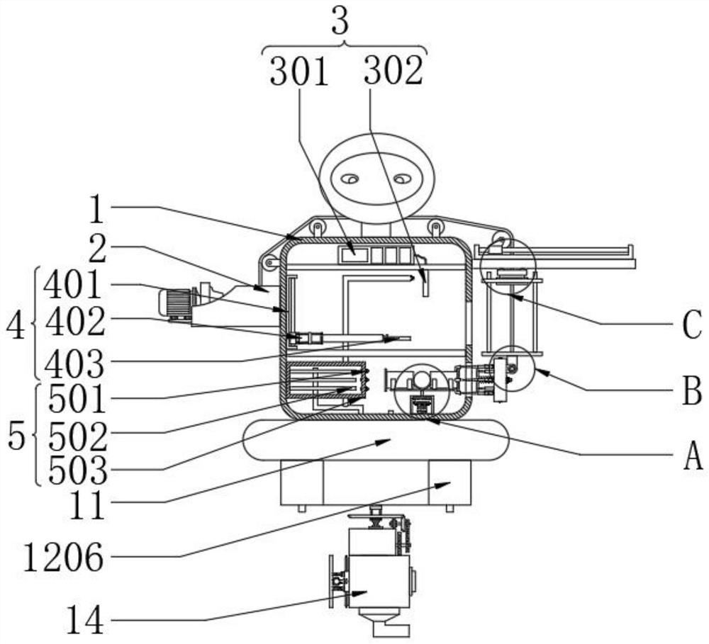 Environment identification and detection water pollution monitoring timing inspection water robot