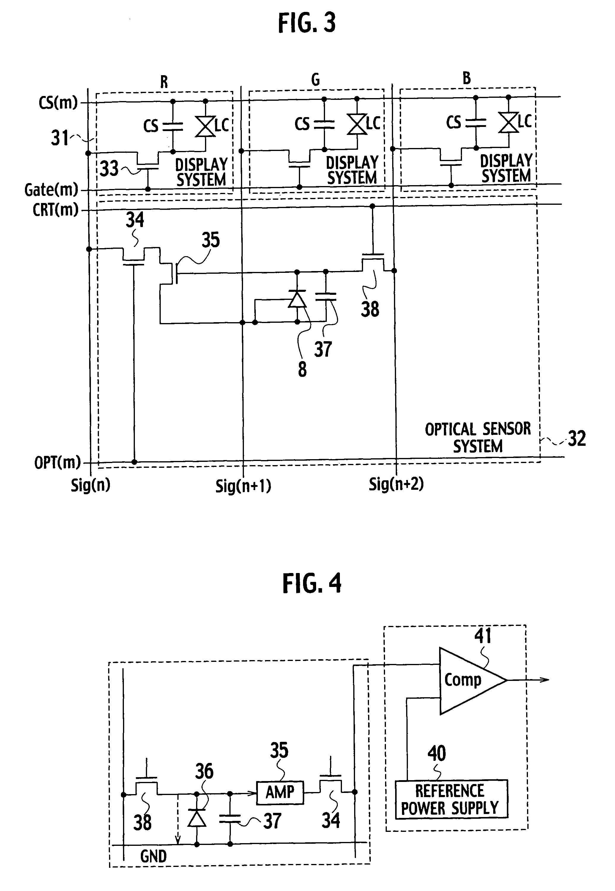 Display device including function to input information from screen by light