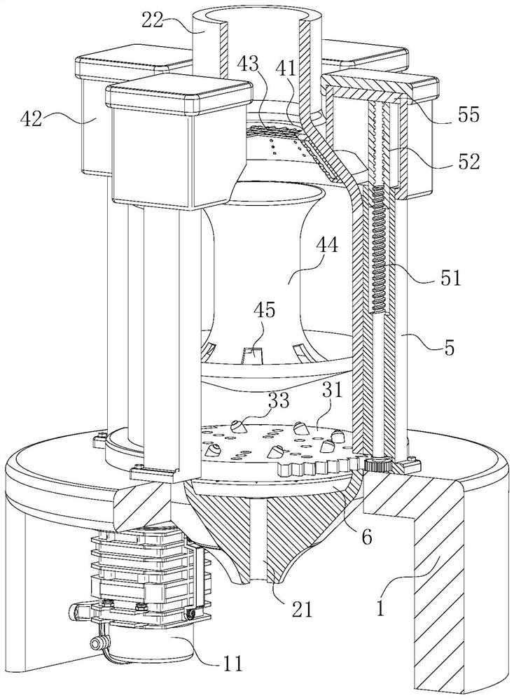 Chemical processing waste gas purification tower