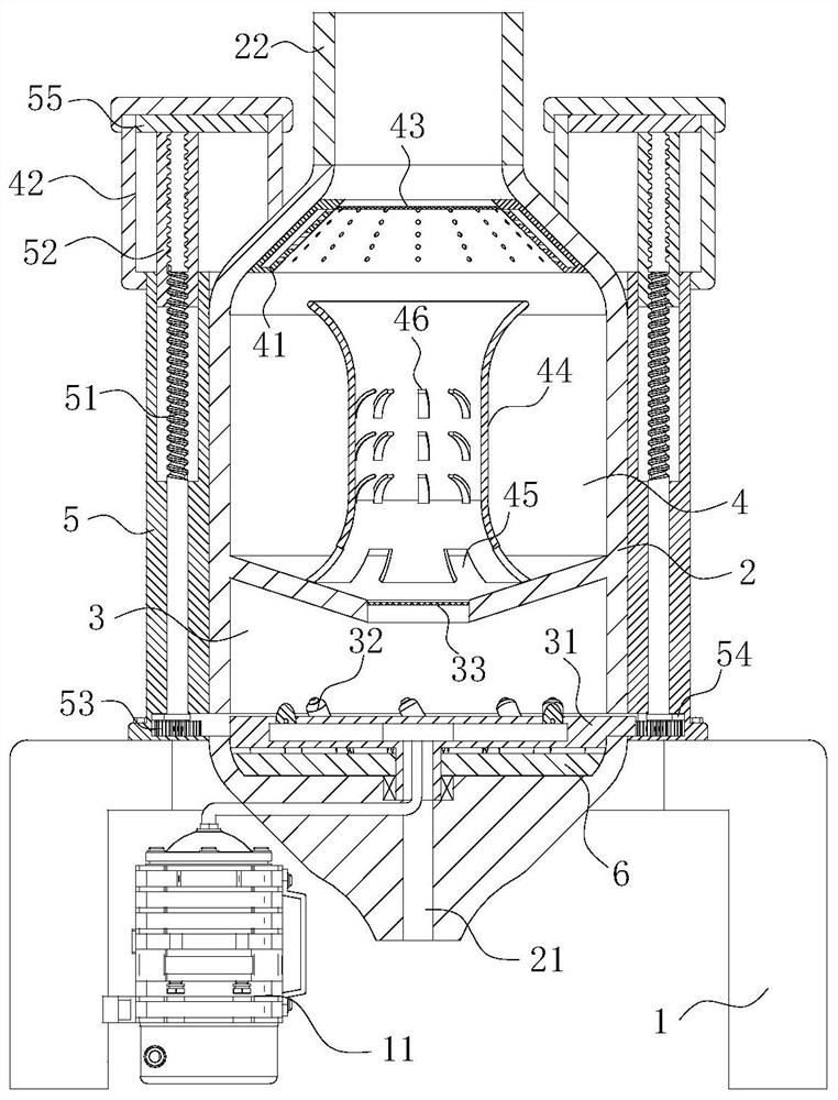 Chemical processing waste gas purification tower