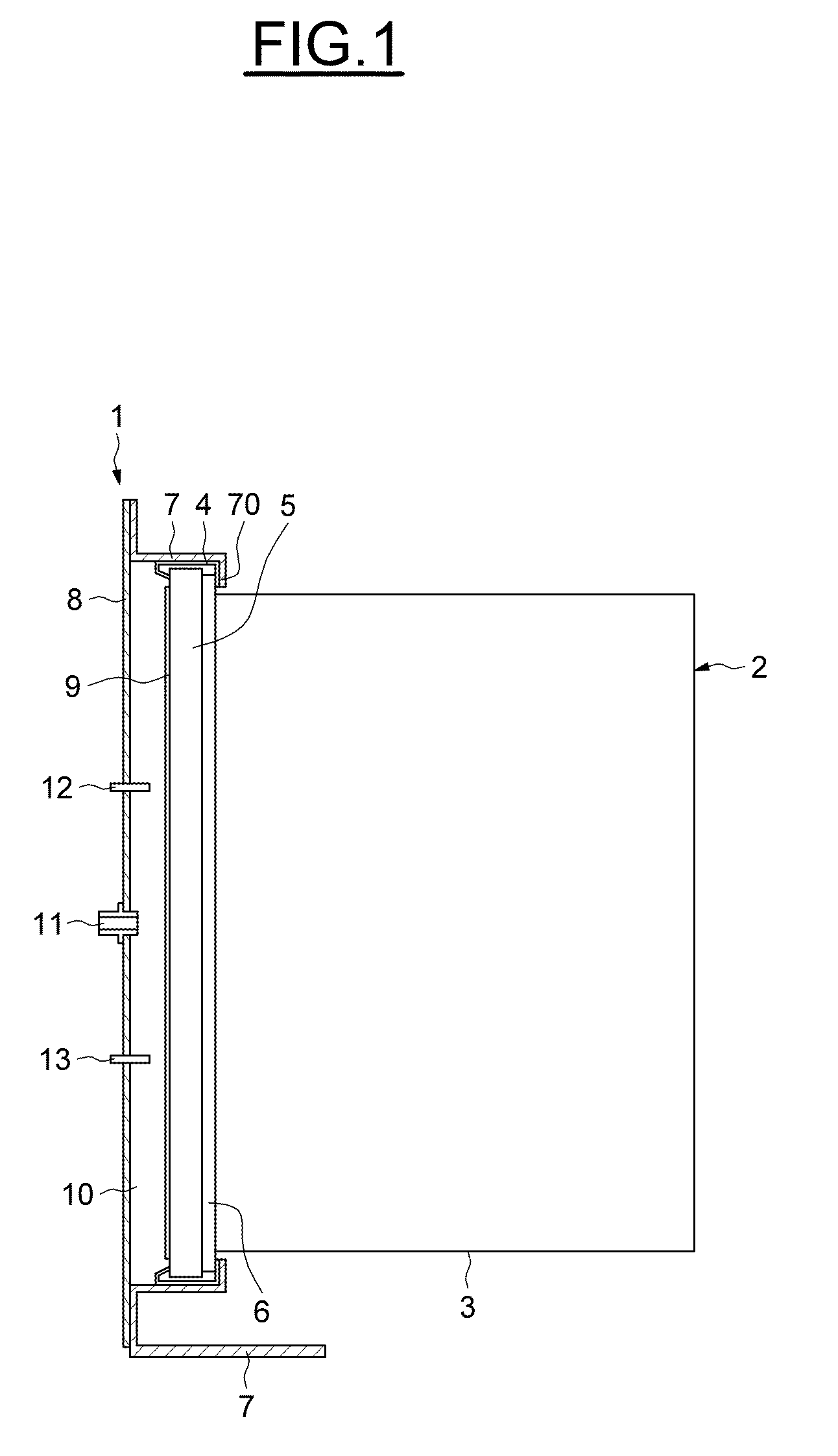 Device for measuring impermeability of the sealing means of a filter cartridge and process thereof