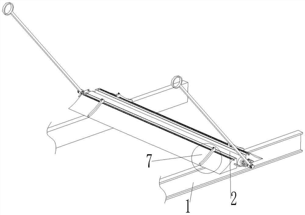 Airport pavement cement kneading slurry measuring device and five-point measurement method