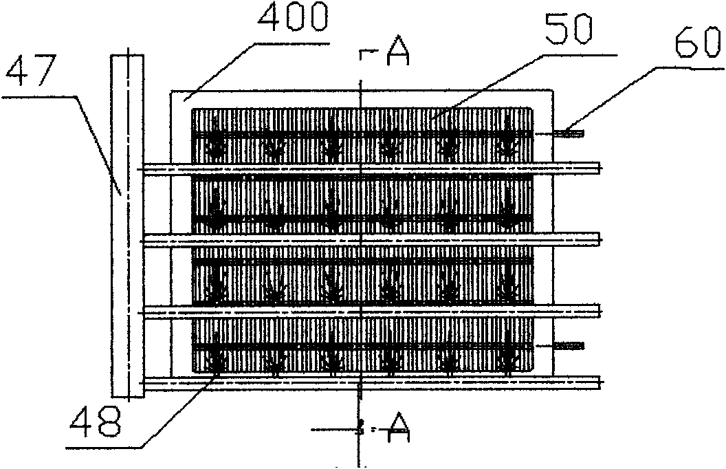 Continuous spraying air-cooled atomization and vaporization type condensing system and air-conditioning method