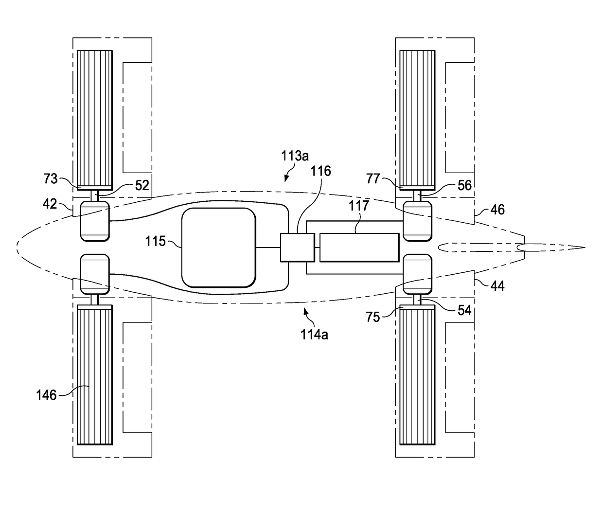 Apparatus and method for directing thrust from tilting cross-flow fan wings on an aircraft