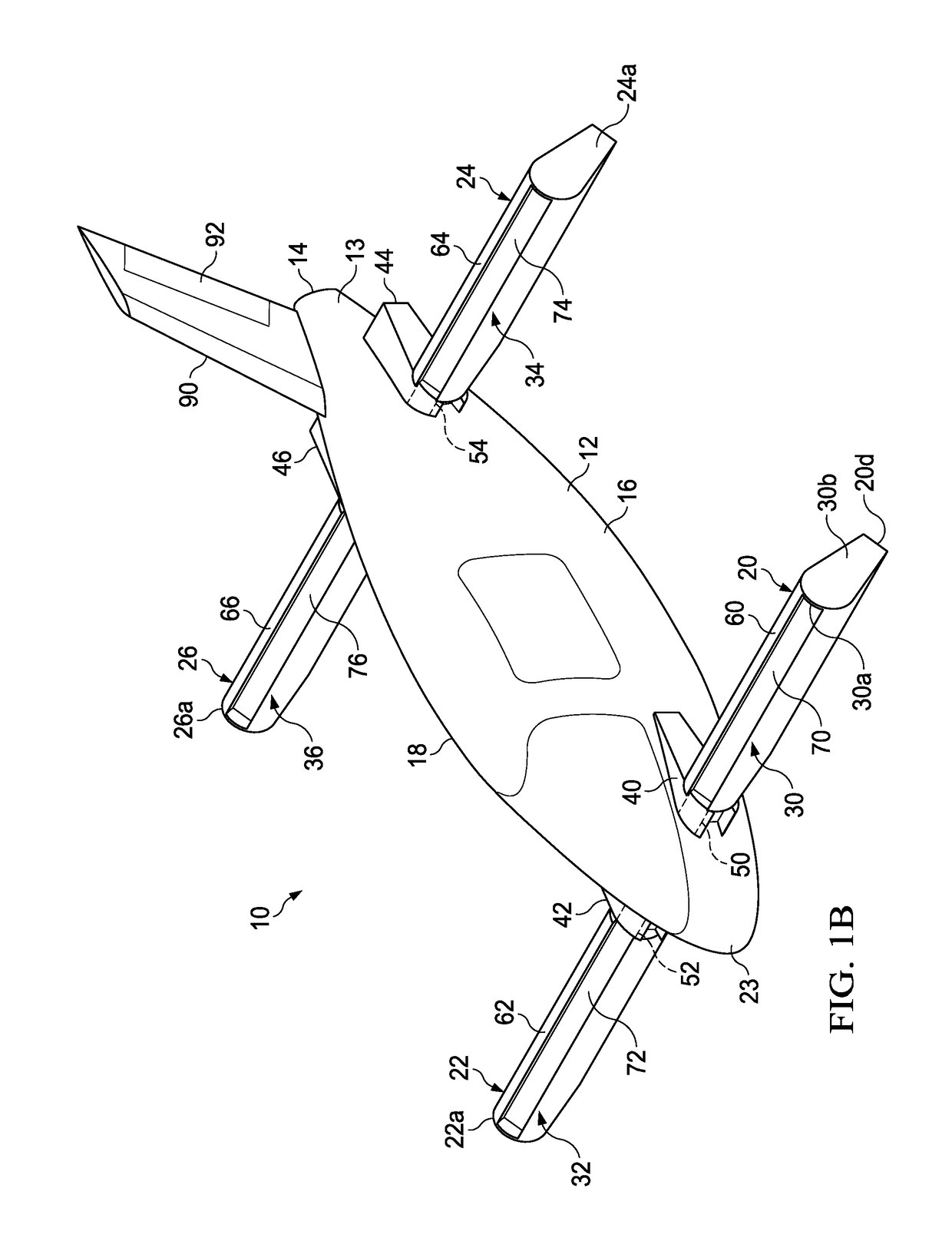 Apparatus and method for directing thrust from tilting cross-flow fan wings on an aircraft