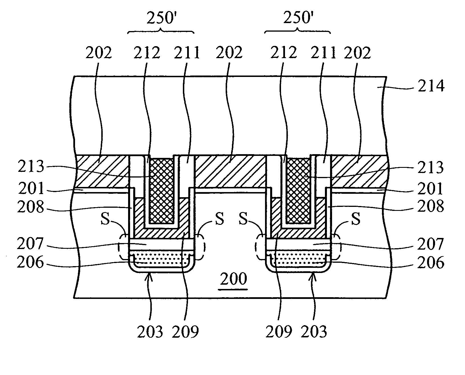 Stacked gate flash memory device and method of fabricating the same