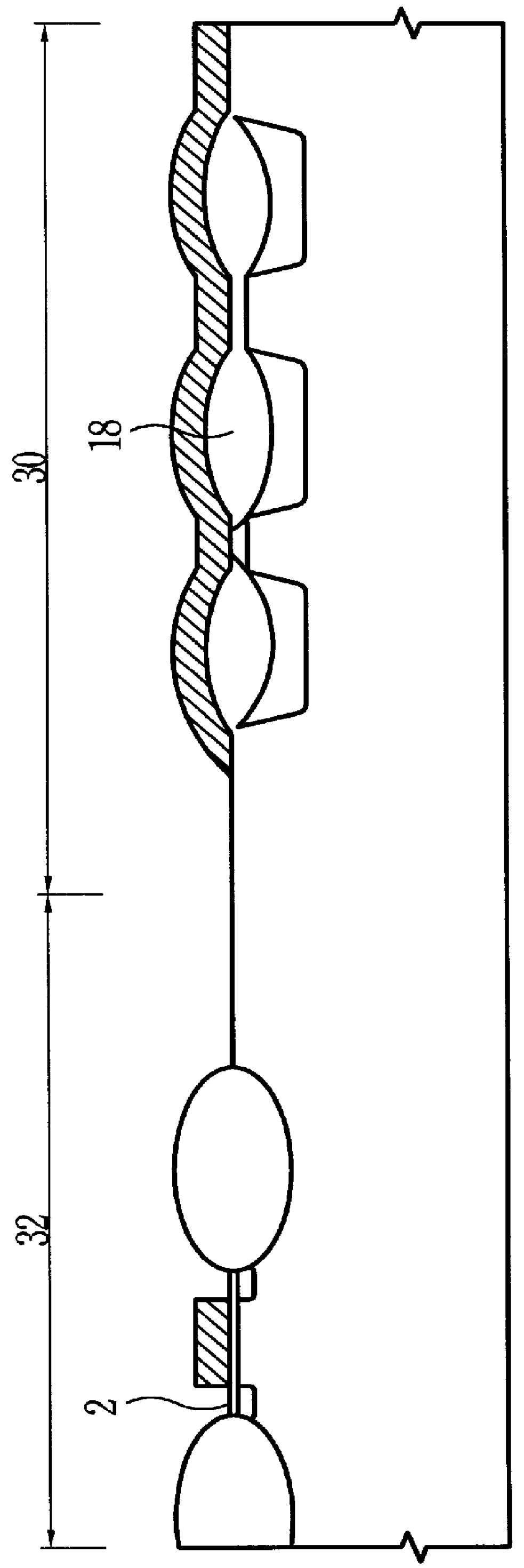 Double poly-gate high density multi-state flat mask ROM cells