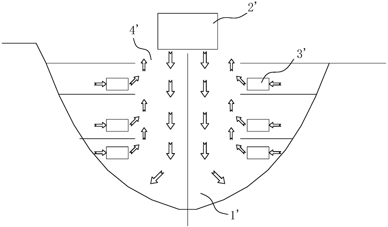 Ship engine room temporary ventilation method