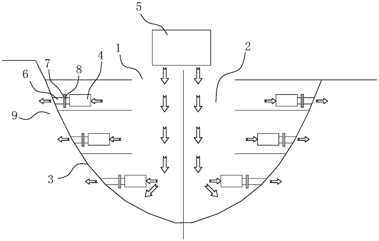 Ship engine room temporary ventilation method