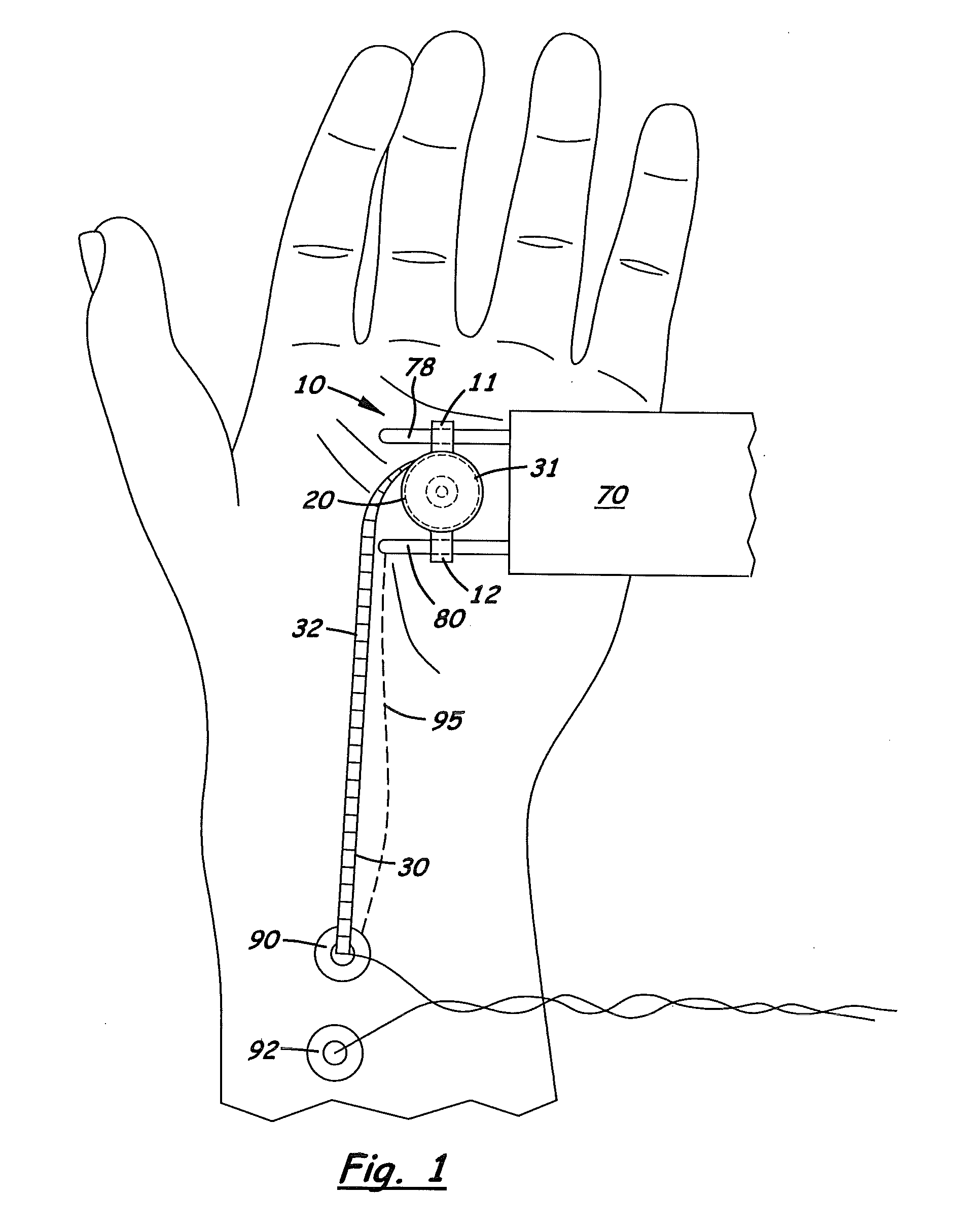 Nerve Path Adaptable Nerve Testing Device