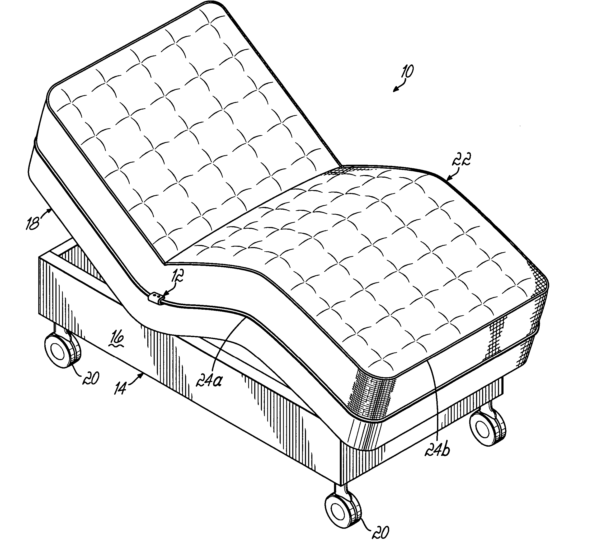 Mattress retainer bracket