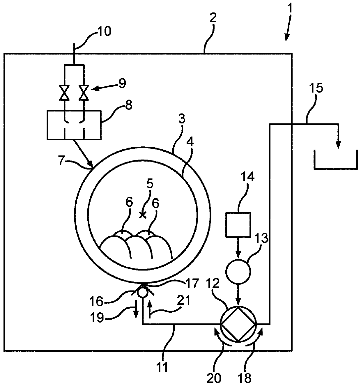 Method for operating a household appliance and household appliance