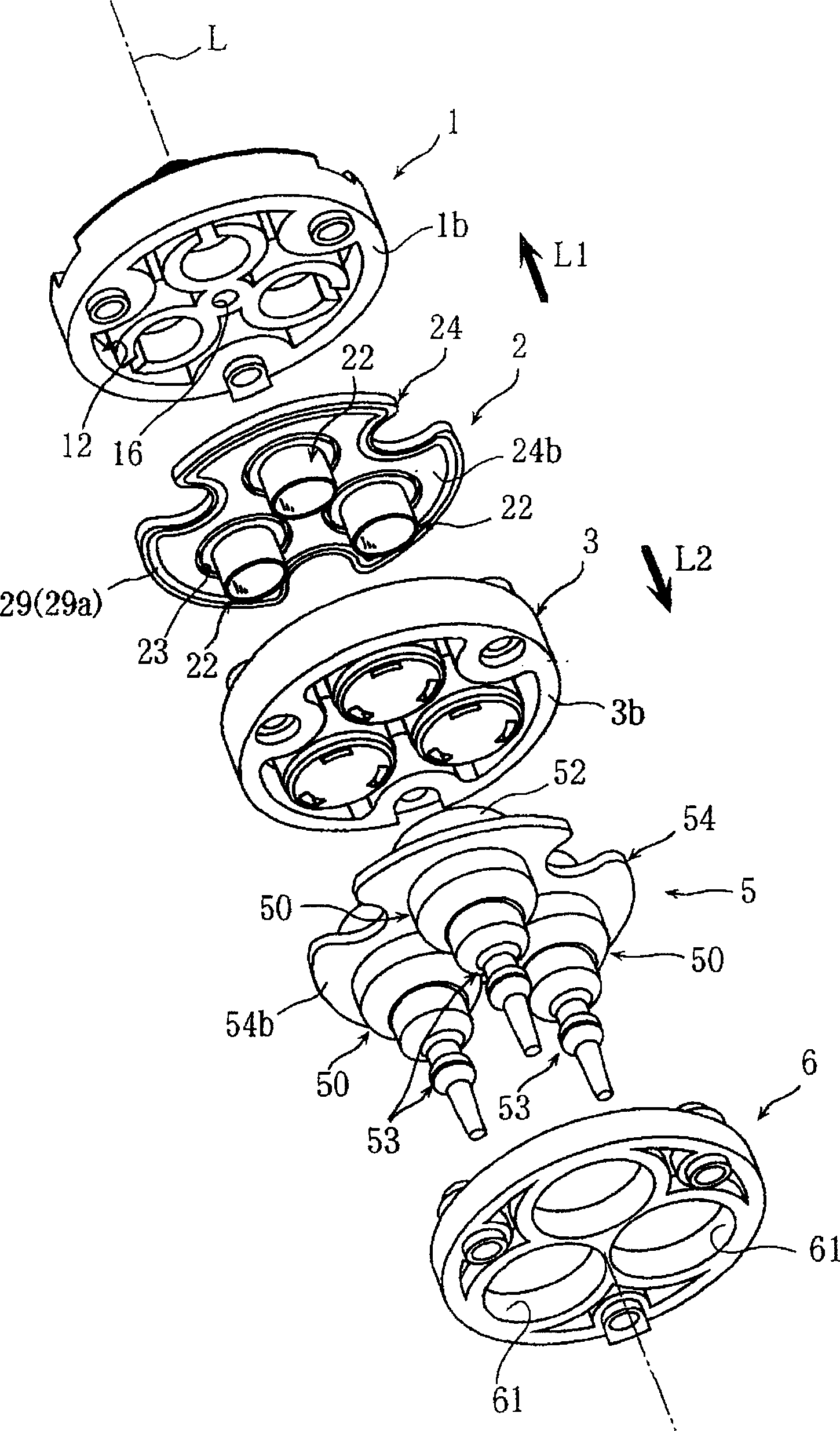 Diaphragm pump for fluid