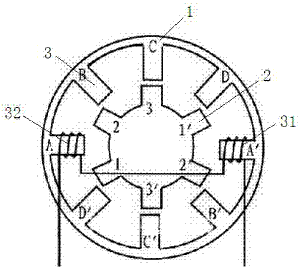 Switched reluctance motor speed regulating device, switched reluctance motor, and speed regulating device