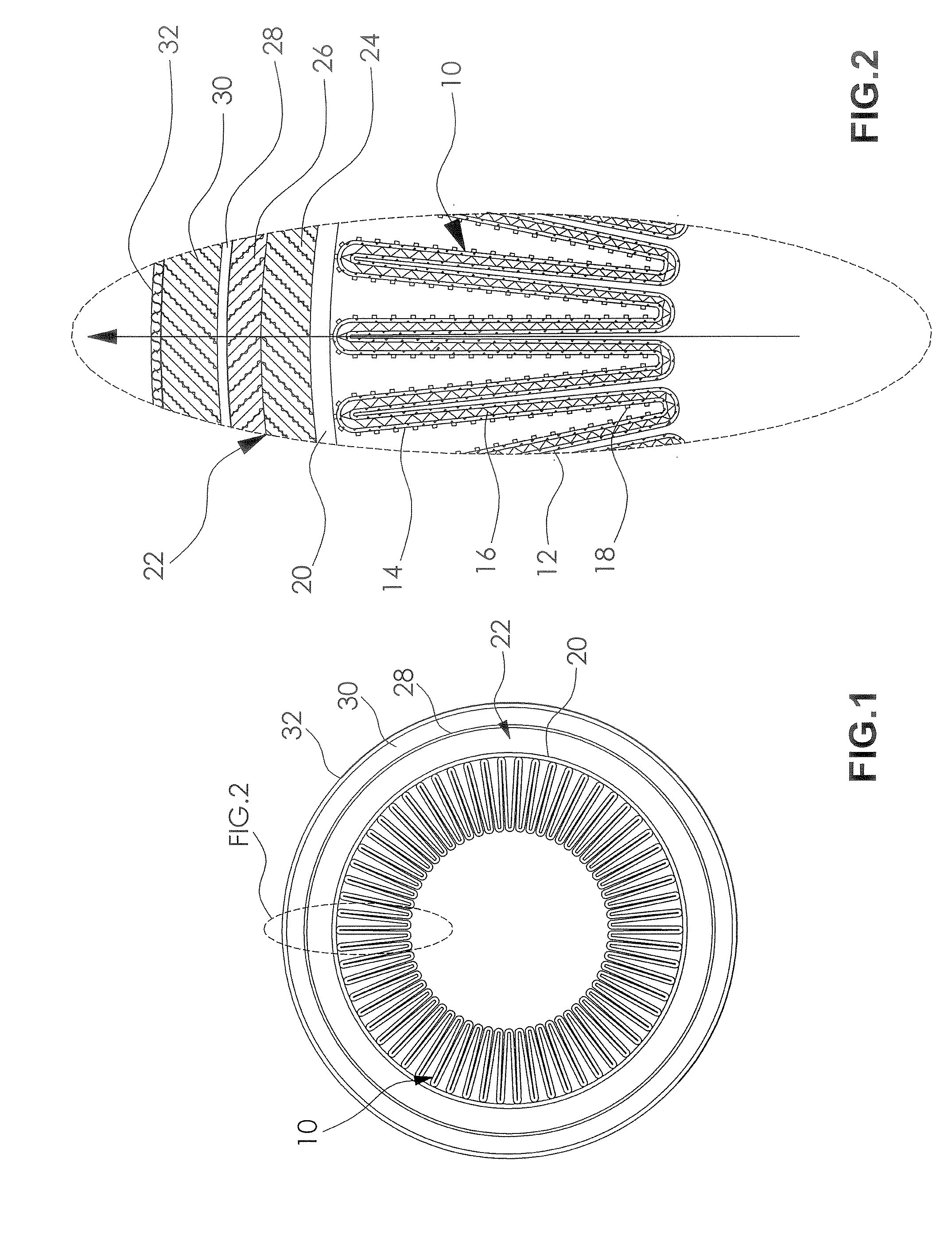 Bio-resistant filter coalescer cartridge