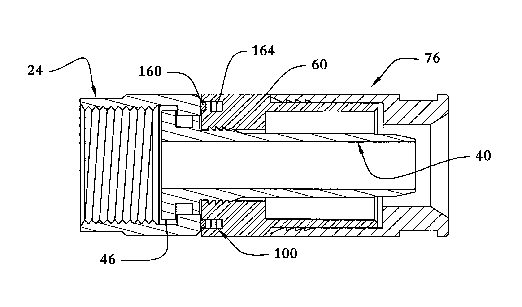 Enhanced coaxial connector continuity