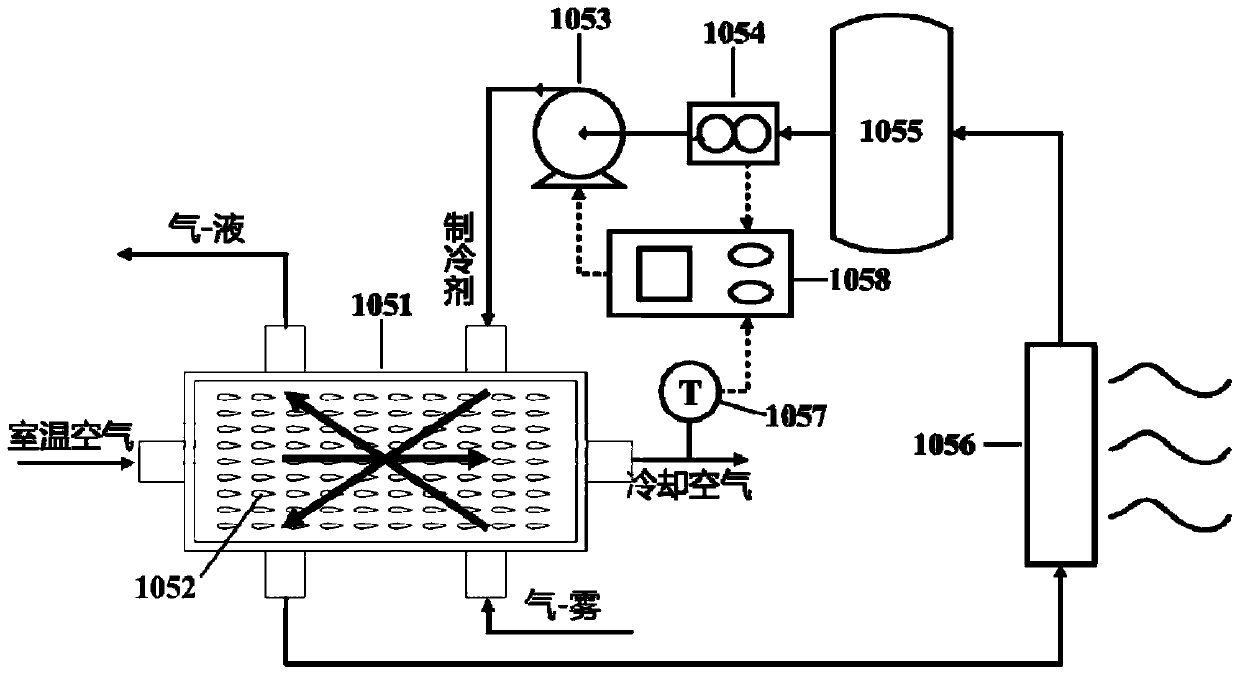 A two-phase experimental system for impingement cooling of turbine blade leading edge