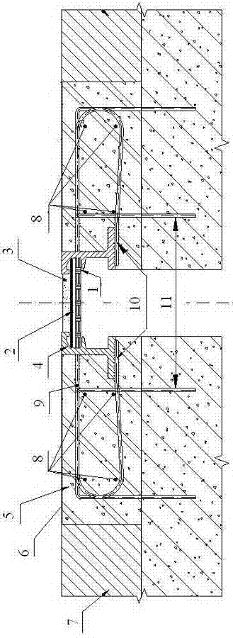 Flexible freeze-thaw resistance treatment method for highway bridge expansion joints in seasonal frozen soil region