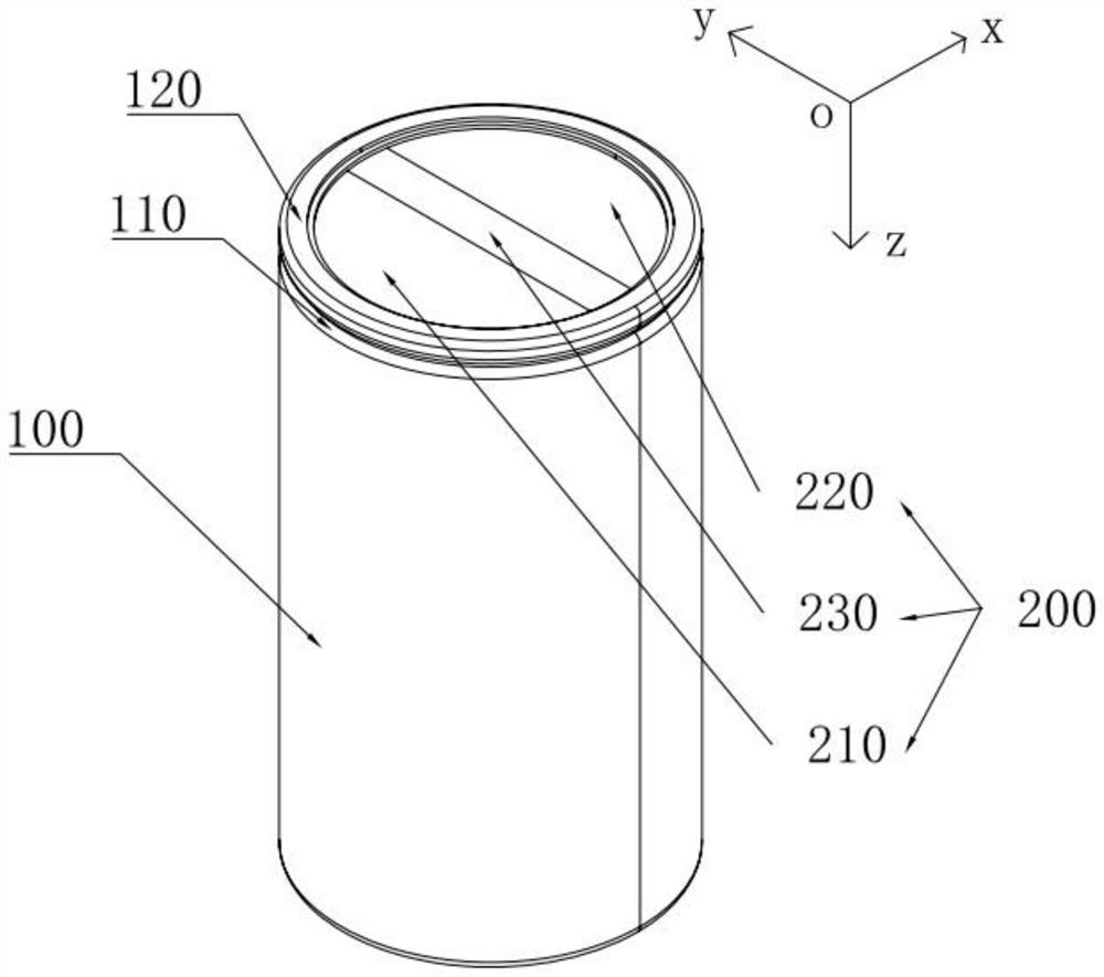 Cylindrical battery and cap assembly thereof